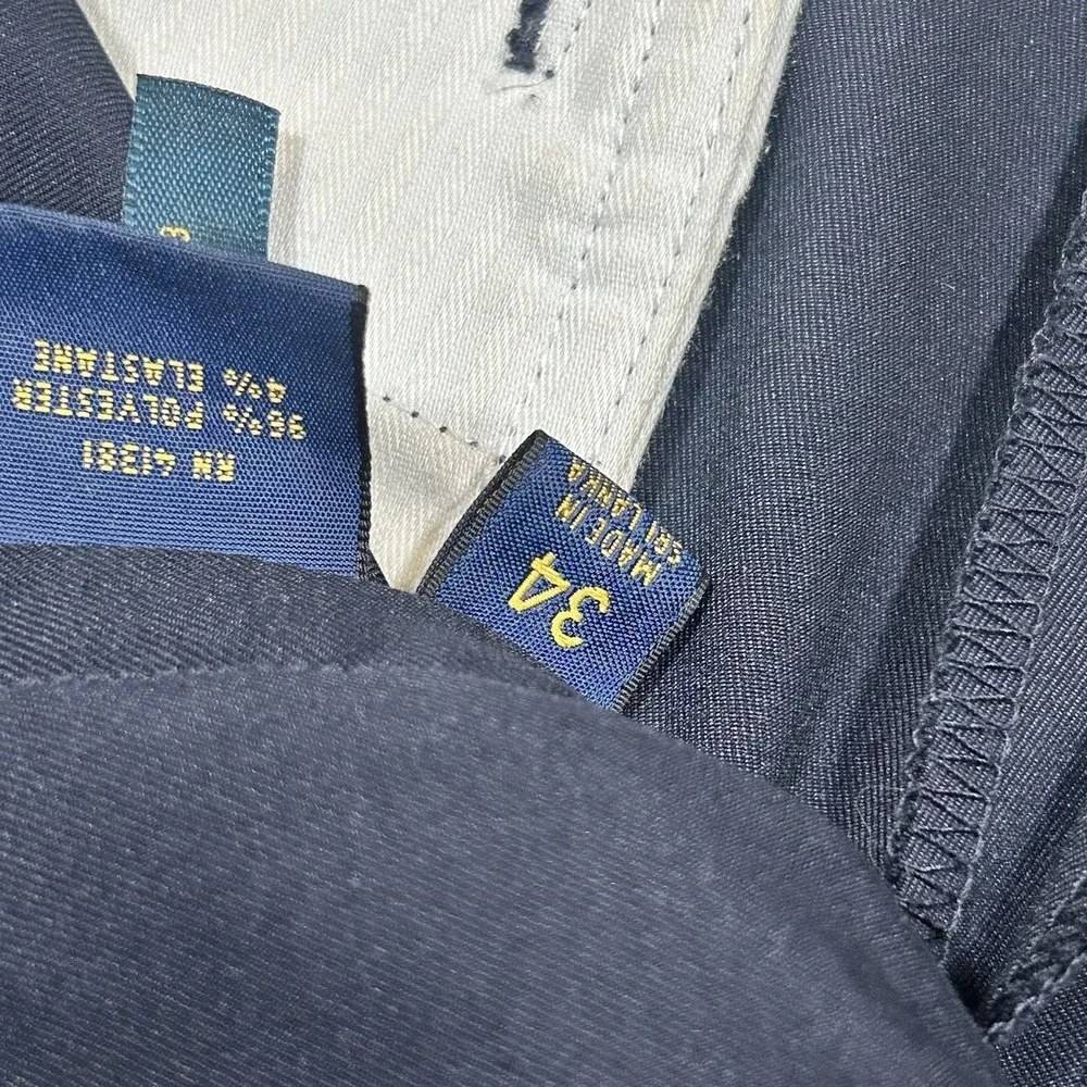 Polo Ralph Lauren Shorts Mens 34 Navy 10
